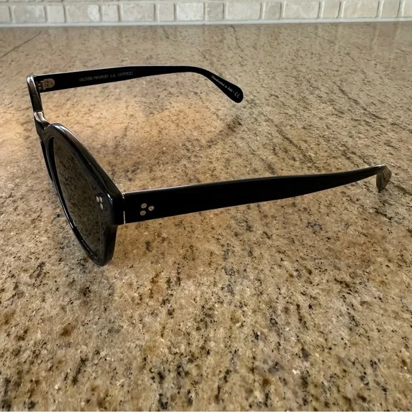 Oliver Peoples Black Boudreau LA Sunglasses - Picture 9 of 13